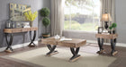 Pellio Antique Oak & Black Coffee Table image