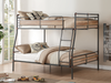 Brantley II Sandy Black & Dark Bronze Hand-Brushed Full XL/Queen Bunk Bed image