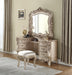 Gorsedd Antique White Vanity Desk & Mirror image