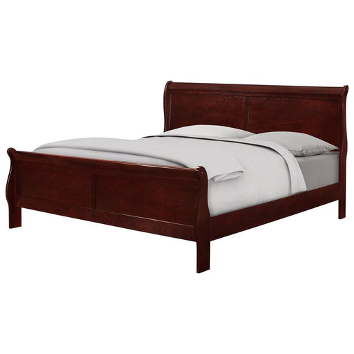 Crown Mark Louis Philip Full Sleigh Bed in Cherry B3850 image