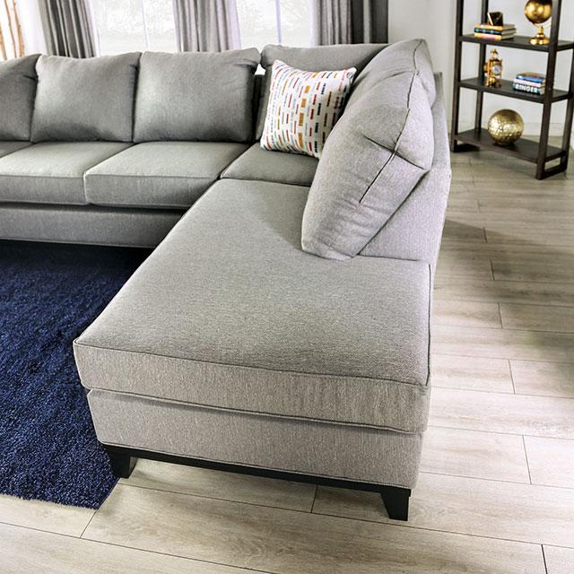 LANTWIT Sectional, Light Gray