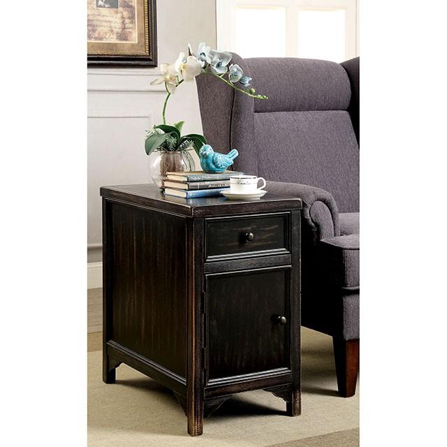 MEADOW Antique Black Side Table